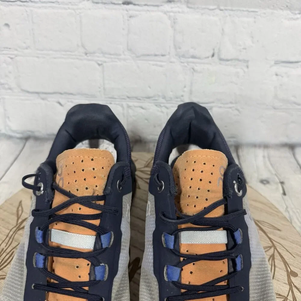 On Running Cloudvista Women’s Trail Running Shoes Gray Blue Orange US 8 EU 39